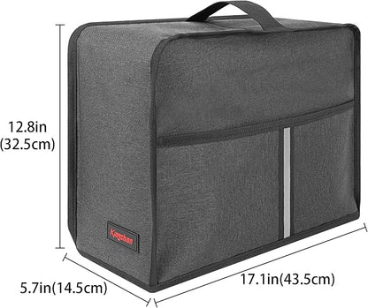 Dust Cover Compatible with Nespresso Vertuo Next Deluxe Coffee, Nespresso Vertuo Plus Deluxe Coffee, The Pearl Cotton Inside Enhances Protection of The Machine -Dark Grey