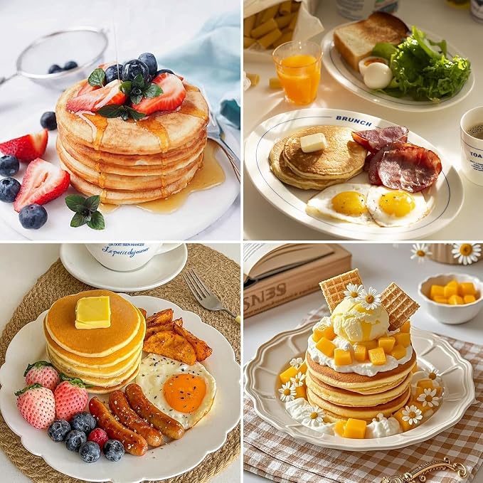 RICHSC-PAN Crumpet Rings, 16Pack Cookie Ring, Outer diameter 3.2Inch+2.1Inch Food-Grade Stainless Steel Tart Rings. More Convenient to Take the Food of The Bakery Ring Mold.