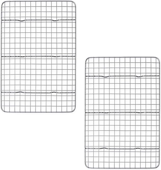 USA Pan Nonstick Quarter Sheet Cooling Racks, Set of 2