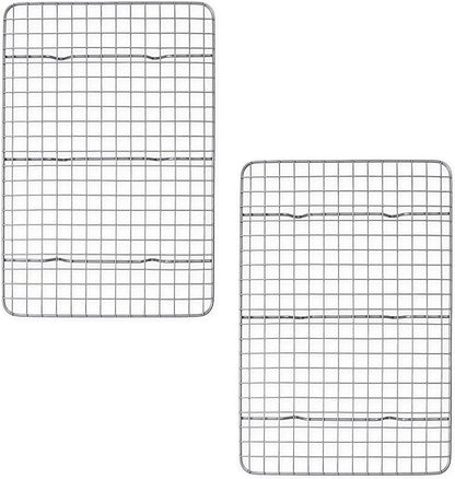 USA Pan Nonstick Quarter Sheet Cooling Racks, Set of 2