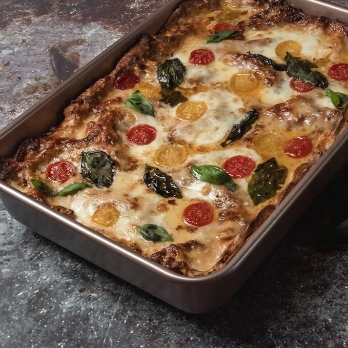 HAPPIELS 9x13in Rectangular Baking Pan Nonstick, PFOA & BPA Free Baking Pan for oven