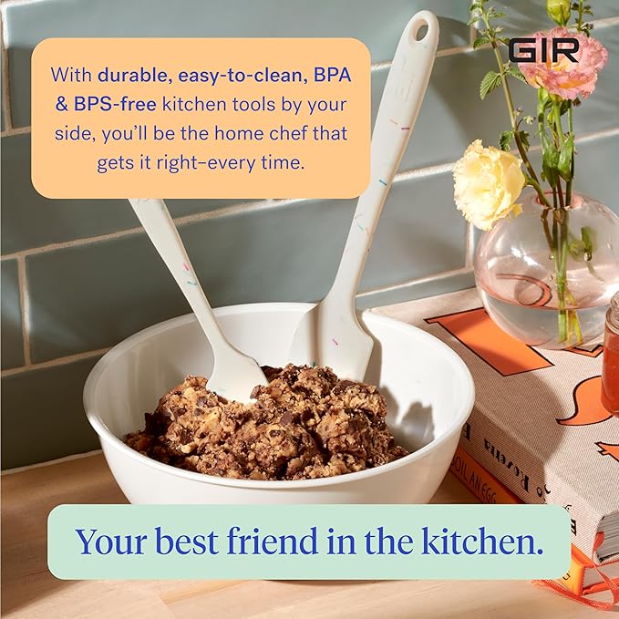 GIR: Get It Right Silicone Kitchen Spatula - Non-toxic Cooking Utensils for Nonstick Cookware, Cooking and Baking, Ultimate - 11IN - Red
