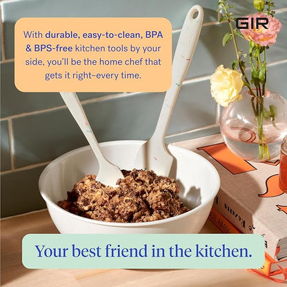 GIR: Get It Right Silicone Kitchen Spatula - Non-toxic Cooking Utensils for Nonstick Cookware, Cooking and Baking, Ultimate - 11IN - Slate