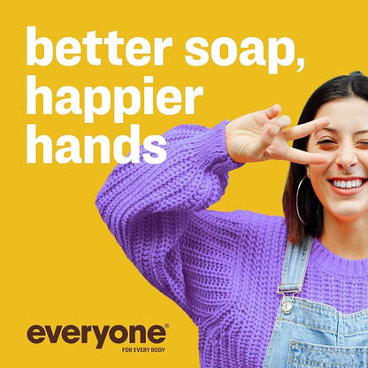 Everyone Liquid Hand Soap,12.75 Ounce,Meyer Lemon and Mandarin,Plant-Based Cleanser with Pure Essential Oils,(Pack of 6)