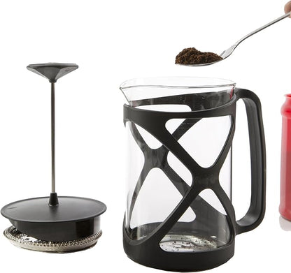 Primula 6CUP Tempo Rich, Non-Bitter Coffee-French Press Design-Easy to Use-Makes 6 Cups-Black (PCP-2306)