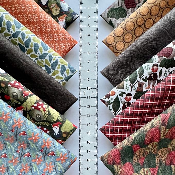 Mixed Pattern Cotton Fabric Bundle – 60 Pre-Cut Squares (8×8 inch), 100% Cotton 140 GSM, Eco Digital Print, Made in Turkey