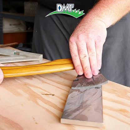 DMT D8F Dia-Sharp Bench Stone - Diamond Knife Sharpener for the Workshop, Jobsite or Kitchen - Fine - Flat Diamond Sharpening - Non-Slip Knife Sharpener- Made in the USA - 8 x 3 x 0.38 Inches