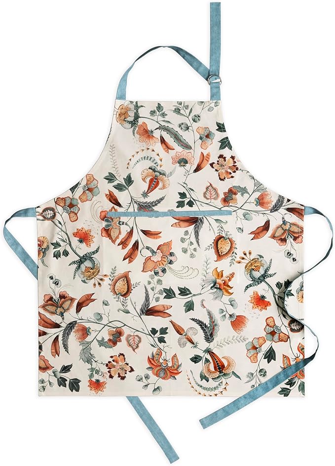 Maison d' Hermine 100% Cotton Apron for women with Pocket Kitchen Chef Apron for Men Cooking Spring Summer