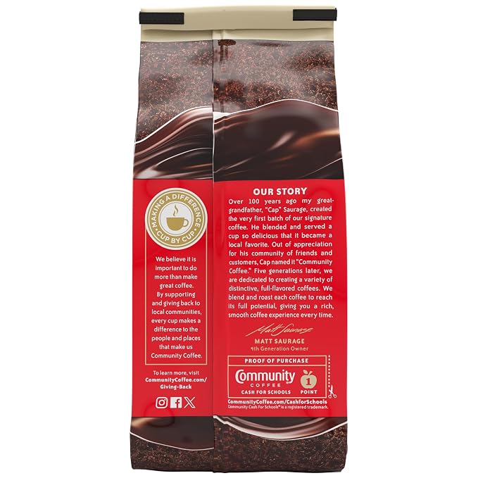 Community Coffee Chocolate Lava Cake Flavored Ground Coffee, 11 Ounce (Pack of 1)