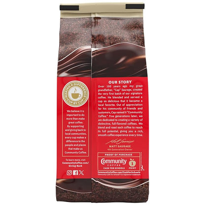 Community Coffee Chocolate Lava Cake Flavored Ground Coffee, 11 Ounce (Pack of 1)