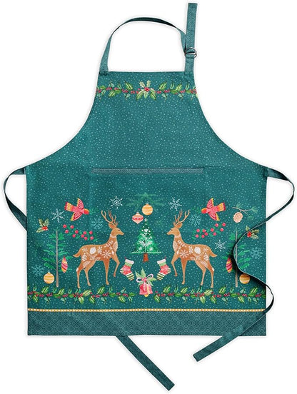 Maison d' Hermine 100% Cotton Apron for women with Pocket Kitchen Chef Apron for Men Cooking Spring Summer