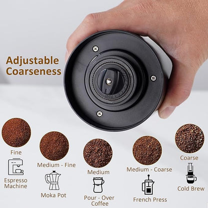 SuperCook Pour Over Coffee Dripper Set, Hand Drip Coffee Maker Set, All in One Pour Over Kit with Electric Grinder, Coffee Dripper Set, Ideal for Anniversary Birthday Gift