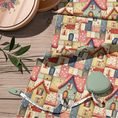 100% Cotton Fabric by the Yard – Turkish Quality Quilting & Sewing Fabric, 1 Yard x 1.69 Yards Wide, Patchwork Cotton for Crafts