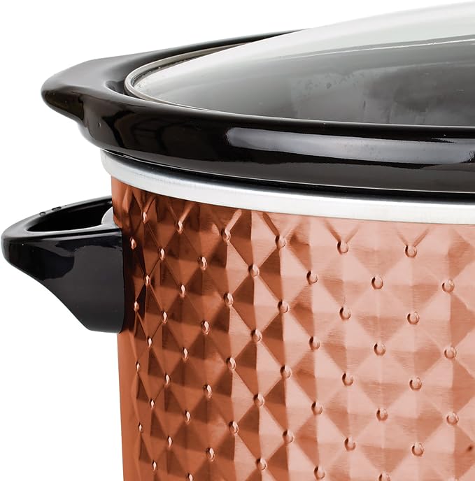 Brentwood Select 7 Quart Slow Cooker in Copper
