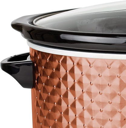 Brentwood Select 7 Quart Slow Cooker in Copper