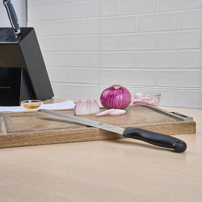 Restaurantware Sensei Back of the Haus - 11-inch Slicing Knife - Professional Chef's Kitchen Knife - Durable German Steel - Stain Resistant - With HACCP Coding For Food and Allergen Safety