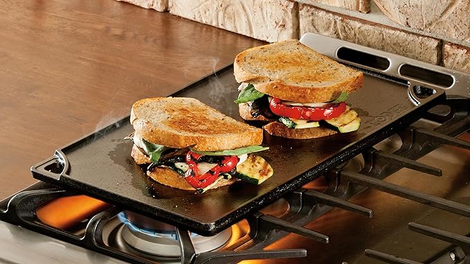 Lodge Cast Iron Wanderlust Series, Cabin Combo Cooker, 3.2 Quart