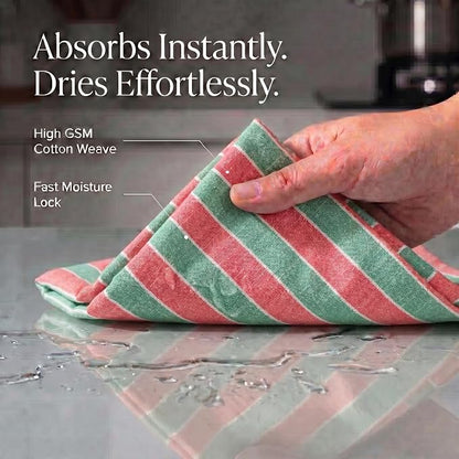 Urban Villa Kitchen Towels Set of 6 Christmas Kitchen Towels 20X30 Inches 100% Cotton Highly Absorbent Kitchen Towels Premium Quality Ultra Soft Mitered Corners KitchenTowels
