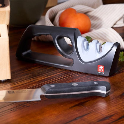 ZWILLING Gourmet 10-pc Knife Block Set with 2-Stage Pull-through Sharpener