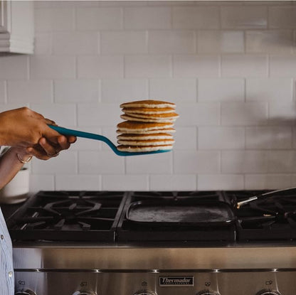 GIR: Get It Right Cooking Spatula Turner - Rubber Spatula - Seamless Silicone Nonstick Flipper - Heat-Resistant Cooking Utensil, Ultimate Turner - 13IN - Red
