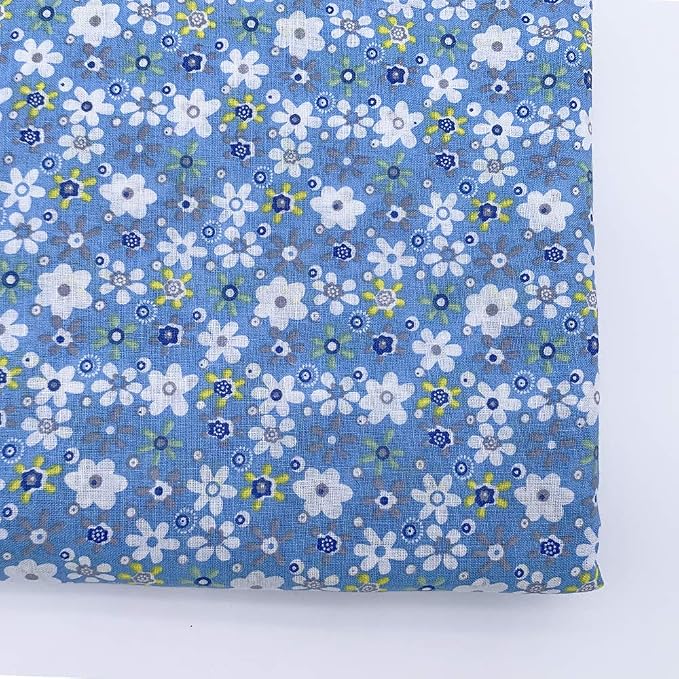 7 pcs 20" x 20" Cotton Fabric DIY Making Supplies Quilting Patchwork Fabric Fat Quarter Bundles DIY for Quilting Cotton Patchwork Cushions (Color Mixing, 20" x 20")