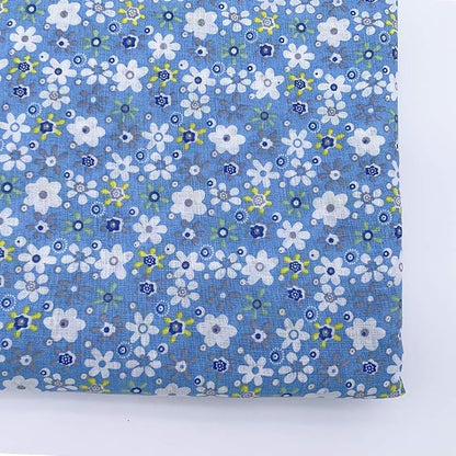 7 pcs 20" x 20" Cotton Fabric DIY Making Supplies Quilting Patchwork Fabric Fat Quarter Bundles DIY for Quilting Cotton Patchwork Cushions (Color Mixing, 20" x 20")