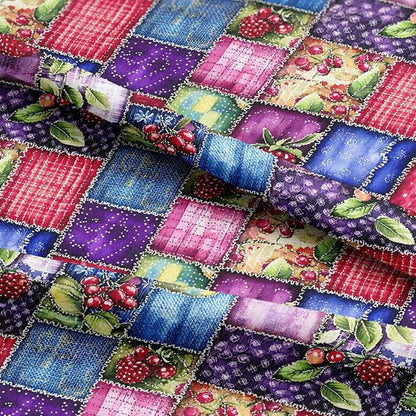 100% Cotton Fabric by the Yard – Turkish Quality Quilting & Sewing Fabric, 1 Yard x 1.69 Yards Wide, Patchwork Cotton for Crafts