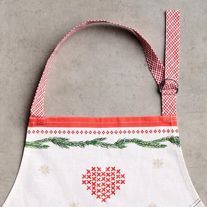 Maison d' Hermine 100% Cotton Apron for women with Pocket Kitchen Chef Apron for Men Cooking Spring Summer