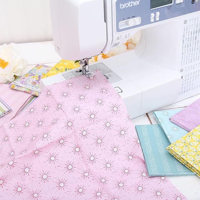Threadart Exclusive 5 Fat Quarter Bundles - Denim Blue Vintage Prints 100% Cotton Fabric - Premium 100% Cotton Quilting Fabric - No Duplicates - Full Size Fat Quarters 18"x21" - Denim Blue