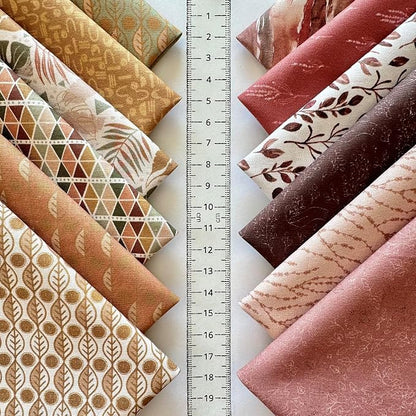 Vintage Floral & Botanical Cotton Fabric Bundle – 60 Pre-Cut Squares (8×8 inch), 100% Cotton 140 GSM, Eco Digital Print, Made in Turkey