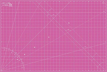 Elan Cutting Mat A1 Pink & Purple, Large Self Healing Cutting Mat 24 x 36 Inch, 5-Ply Craft Board Pink, Hobby Board for Crafts 24x36 Inch