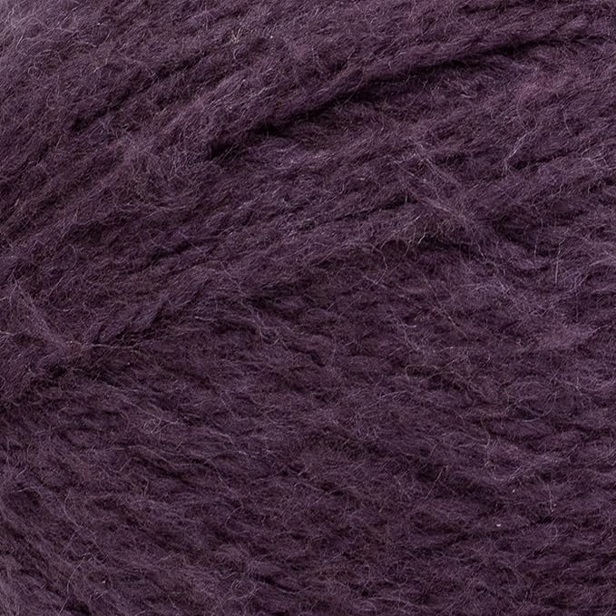 Lion Brand Yarn Jiffy Bonus Bundle, Acrylic Yarn for Crochet, Eggplant, 1 Pack