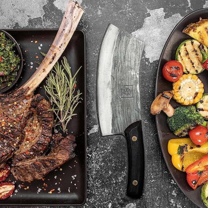 COOLINA Promaja, Altomino Chef, Gator, Shark Knives Set - Professional High-Carbon Stainless Steel Kitchen Knives - Effortless, Outdoor, Versatile, and Powerful Knife for Meat and Bone Cutting