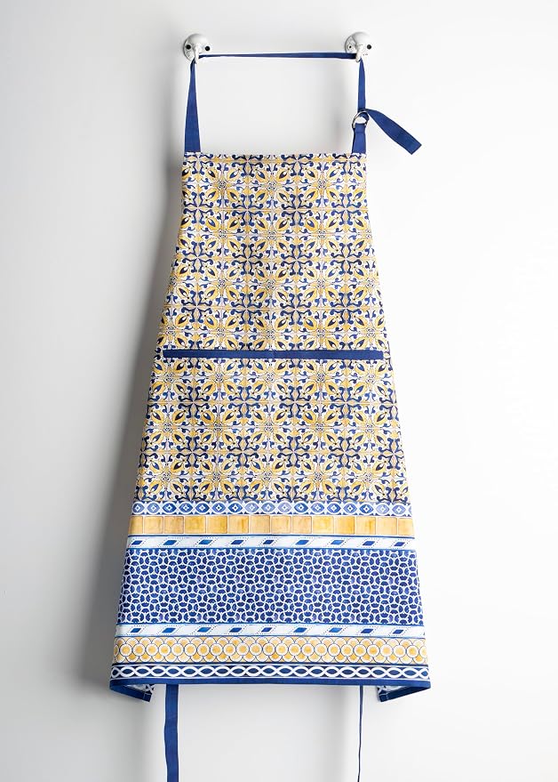 Maison d' Hermine 100% Cotton Apron for women with Pocket Kitchen Chef Apron for Men Cooking Spring Summer