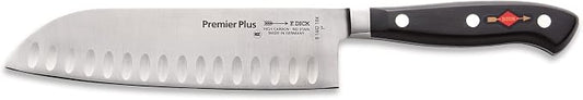 F. DICK – Premier Plus Santoku - Classic asian kitchen knife with 7.1" blade & 56 HRC - Ideal for meat & vegetables - Ultra sharp - Stainless steel - Ergonomic handle - High carbon - Made in Germany