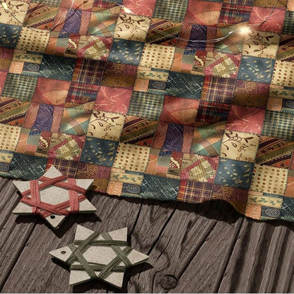 100% Cotton Fabric by the Yard – Turkish Quality Quilting & Sewing Fabric, 1 Yard x 1.69 Yards Wide, Patchwork Cotton for Crafts