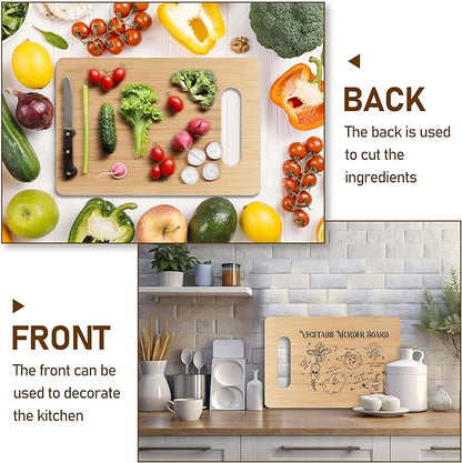 Funny Bamboo Cutting Board Gift, Funny Vegetable Murder Board Farmhouse Home Kitchen Decor, Thanksgiving Gifts Ideas For Friends Sisters Coworkers -10