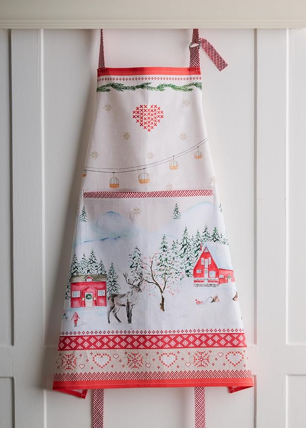 Maison d' Hermine 100% Cotton Apron for women with Pocket Kitchen Chef Apron for Men Cooking Spring Summer