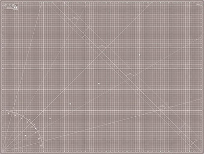 Elan Cutting Mat A0 Black & Taupe, Extra Large Self Healing Cutting Mat 36 x 48 Inch, 5-Ply Craft Board Black, Hobby Board for Crafts 36x48 Inch