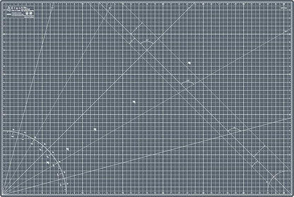 Elan Cutting Mat A1 Gray, Large Self Healing Cutting Mat 24 x 36 Inch, 5-Ply Craft Board Gray, Hobby Board for Crafts 24x36 Inch