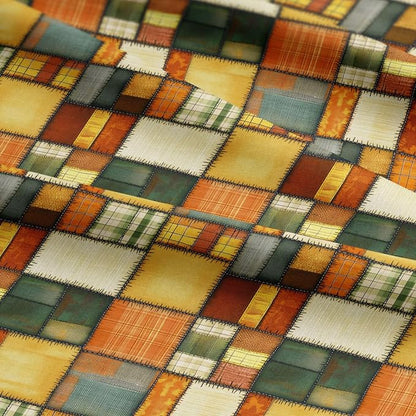 100% Cotton Fabric by the Yard – Turkish Quality Quilting & Sewing Fabric, 1 Yard x 1.69 Yards Wide, Patchwork Cotton for Crafts
