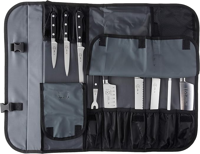 Mercer Culinary 10-Piece Forged Renaissance Knife Set,Black