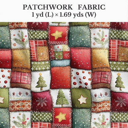 100% Cotton Fabric by the Yard – Turkish Quality Quilting & Sewing Fabric, 1 Yard x 1.69 Yards Wide, Patchwork Cotton for Crafts