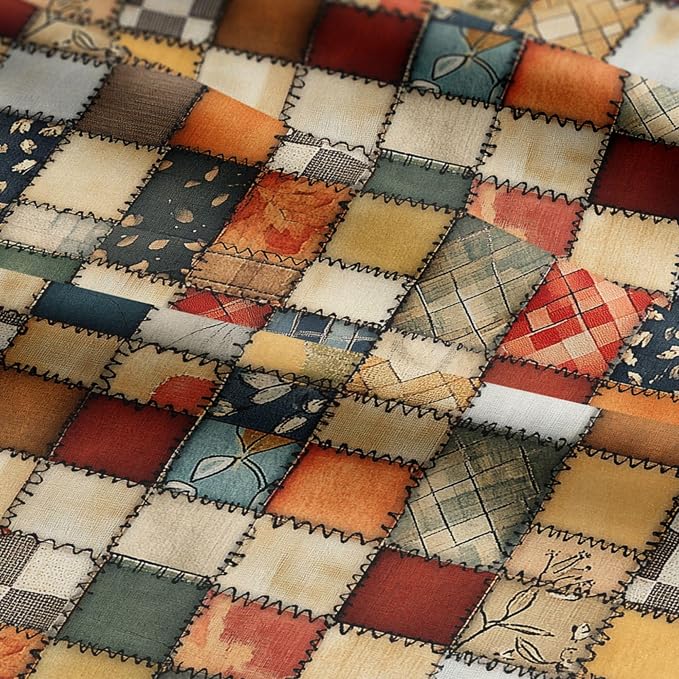 100% Cotton Fabric by the Yard – Turkish Quality Quilting & Sewing Fabric, 1 Yard x 1.69 Yards Wide, Patchwork Cotton for Crafts