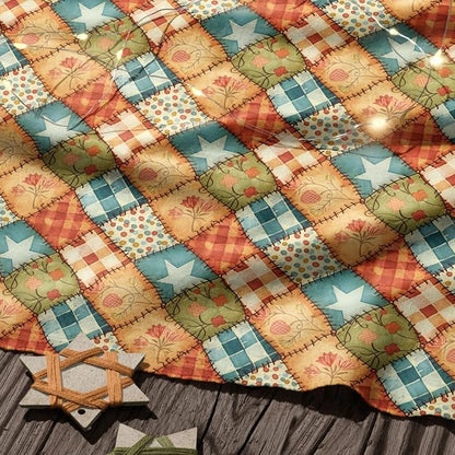 100% Cotton Fabric by the Yard – Turkish Quality Quilting & Sewing Fabric, 1 Yard x 1.69 Yards Wide, Patchwork Cotton for Crafts