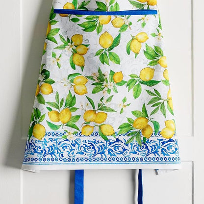 Maison d' Hermine 100% Cotton Apron for women with Pocket Kitchen Chef Apron for Men Cooking Spring Summer