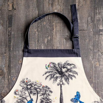 Maison d' Hermine 100% Cotton Apron for women with Pocket Kitchen Chef Apron for Men Cooking Spring Summer