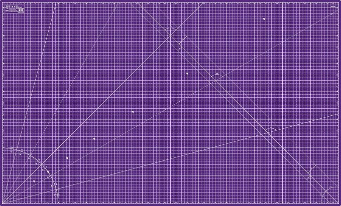 Elan Cutting Mat 36x60 Pink & Purple, Extra Large Self Healing Cutting Mat 36 x 60 Inch, 5-Ply Craft Board Pink, Hobby Board for Sewing and Quilting