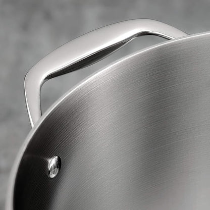 Tramontina Signature Tri-Ply Clad Stainless Steel 8-Quart Stock Pot with Lid, Induction-Ready Pasta Pot, Dishwasher-Safe, NSF-Certified, Made in Brazil