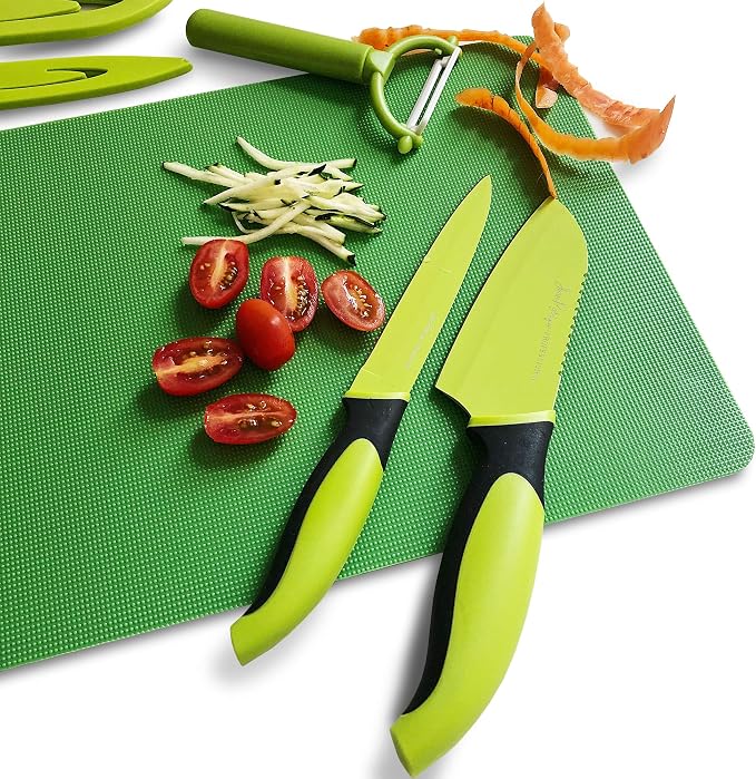 Jean-Patrique 3 Piece Chef’s Non-Stick Green & Black Prep Set